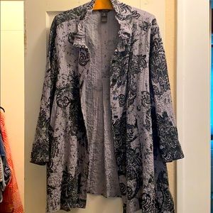 Beautiful lightweight over jacket or Blouse